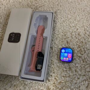 Women G9 Ultra Smartwatch with Pink Band